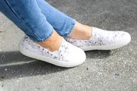 Pine Top White Cowhide Sneaker