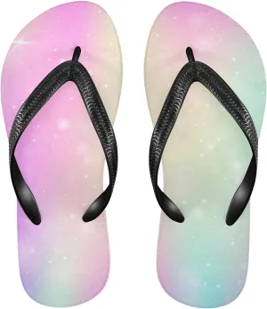 Poeticcity Flip Sandal Men Women Flip Flops for Hotel Spa Home Slippers Bedroom Travel S-XXL