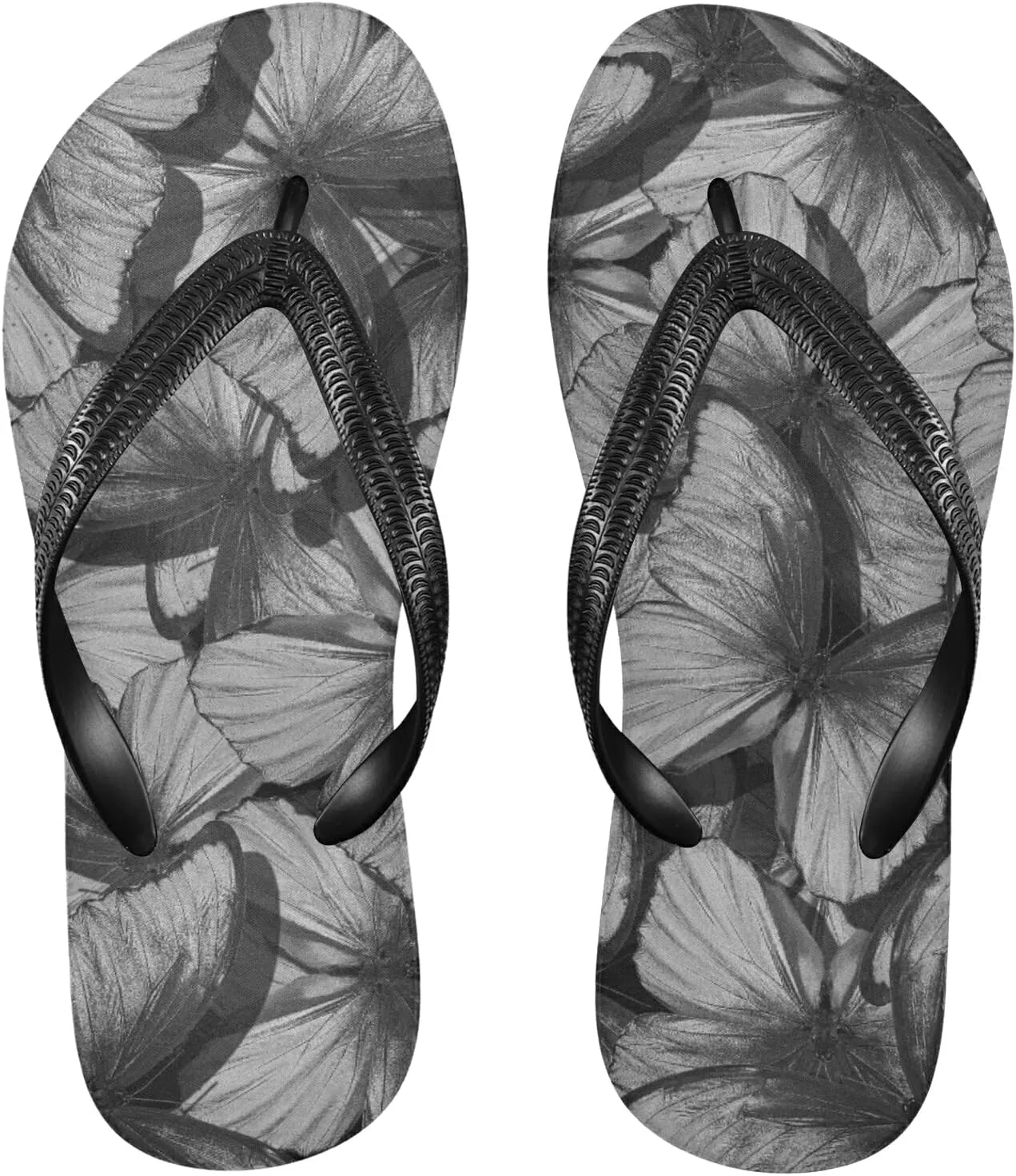 Poeticcity Flip Sandal Men Women Flip Flops for Hotel Spa Home Slippers Bedroom Travel S-XXL