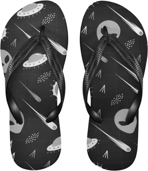 Poeticcity Flip Sandal Men Women Flip Flops for Hotel Spa Home Slippers Bedroom Travel S-XXL