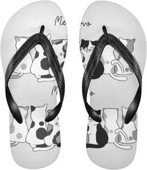 Poeticcity Flip Sandal Men Women Flip Flops for Hotel Spa Home Slippers Bedroom Travel S-XXL