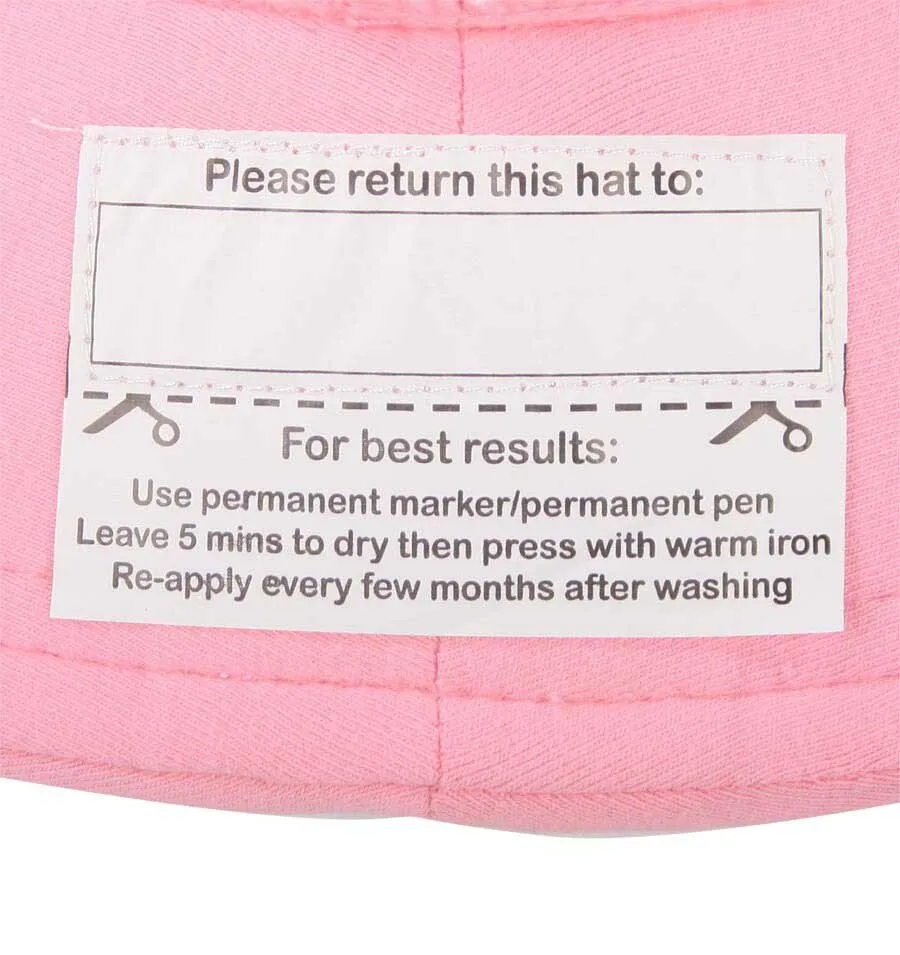 Ponytail Bucket Sun Hat - Baby Pink