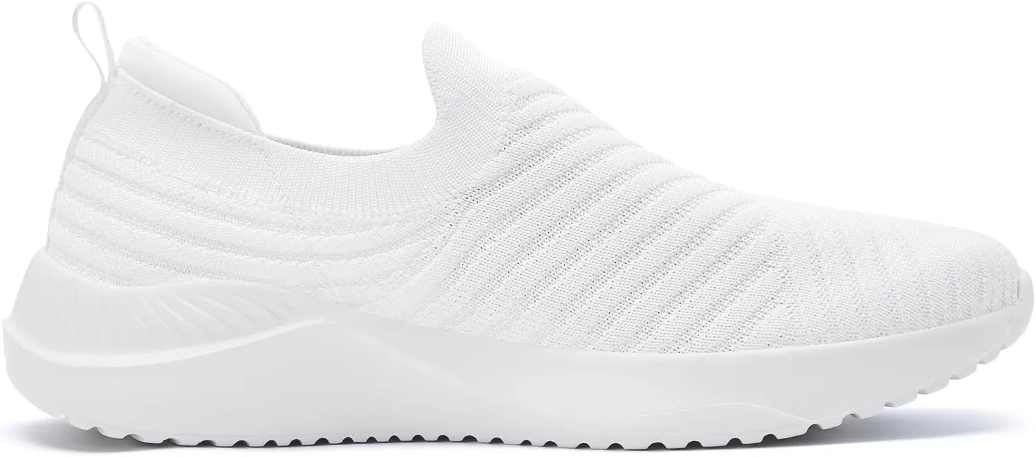 PPQ Womens Slip On Walking Shoes-Lightweight Comfort Breathable Travel Slip in Sneakers