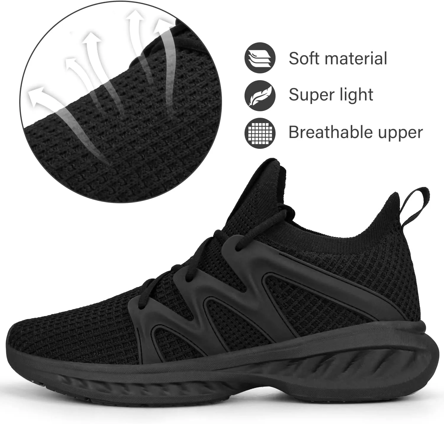 Pujcs Women Shoes Lightweight Tennis Shoes Non Slip Gym Workout Shoes Breathable Mesh Walking Womens Sneakers