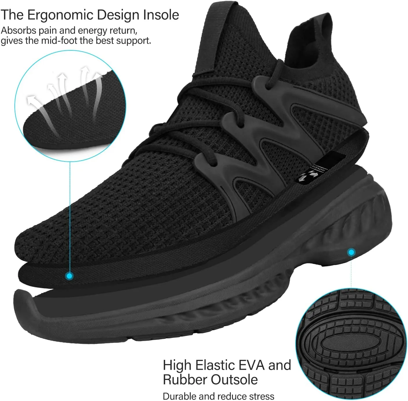 Pujcs Women Shoes Lightweight Tennis Shoes Non Slip Gym Workout Shoes Breathable Mesh Walking Womens Sneakers