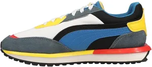 Puma Junior Rider Sneaker, 5, White
