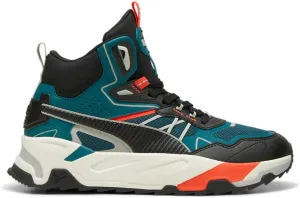 PUMA Mens Trinity Mid Hybrid High Sneakers Shoes Casual - Green