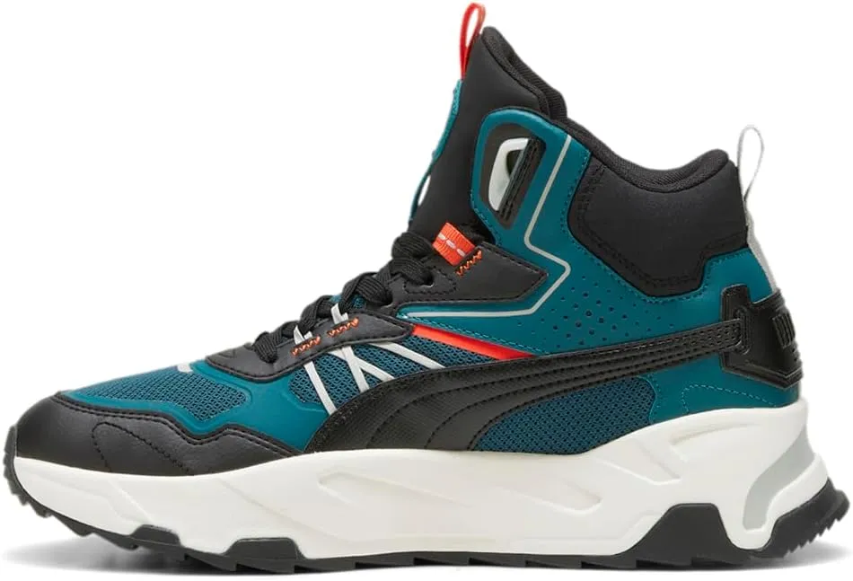 PUMA Mens Trinity Mid Hybrid High Sneakers Shoes Casual - Green
