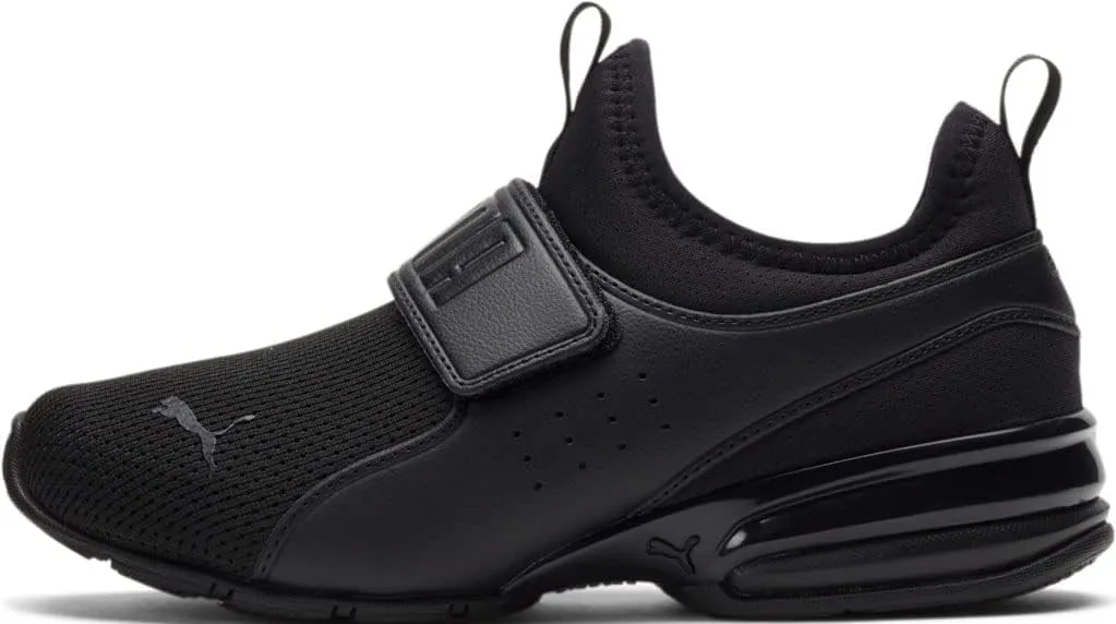 PUMA Unisex-Child Axelion Slip on Running Shoe