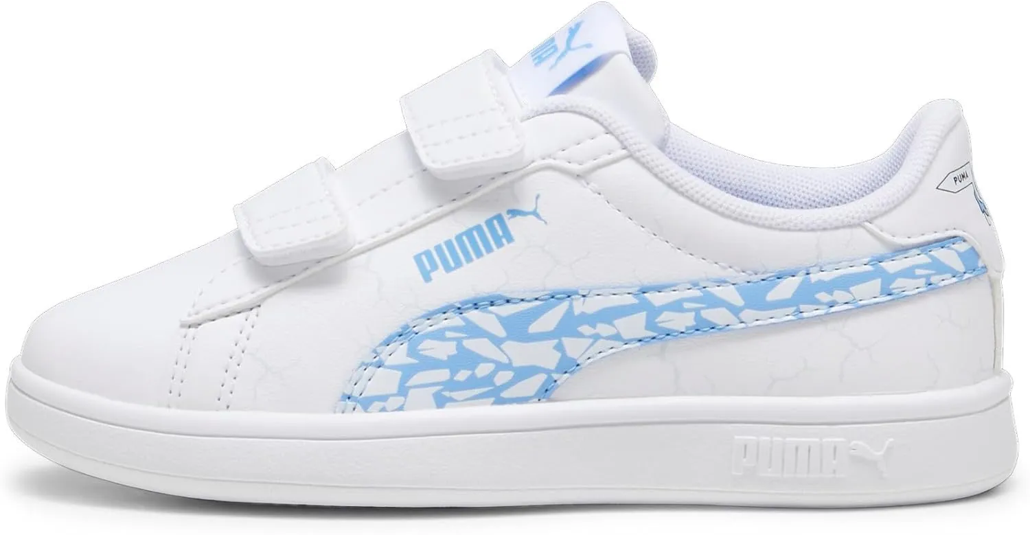 PUMA Unisex-Child Smash Hook and Loop Sneaker