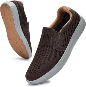 Puxowe Men's Casual Slip On Walking Shoes Mesh Comfortable Loafer