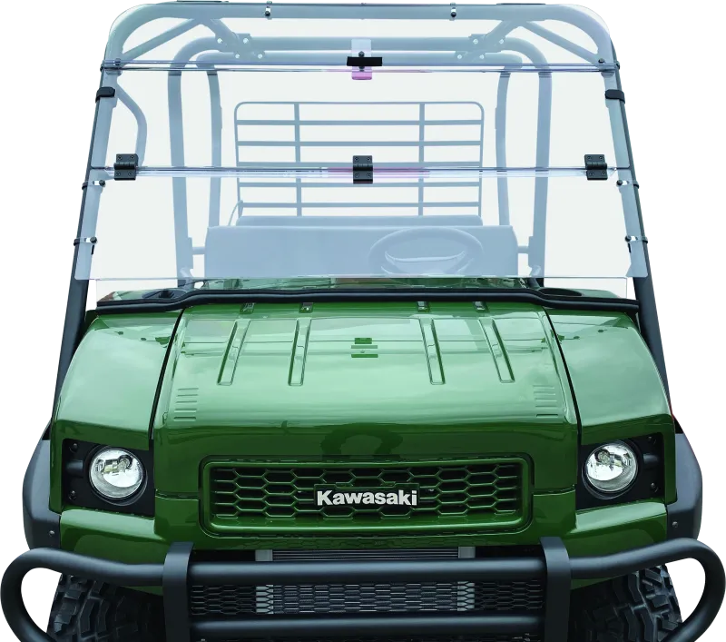 QuadBoss 09-22 Kawasaki KAF620M Mule 4010 4x4 Windbreak Folding Windshield