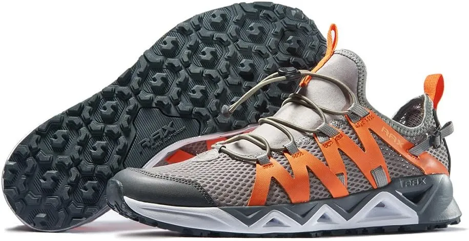 RAX Men's Quick Drying Slip-Resistent Aqua Water Hiking Shoes