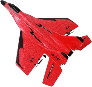 RC Drone,2.4G Rc Fighter Glider,RC Airplane with Smart Gyroscope and Colorful Night Light,EPP Plane Model Anti-Collision and Anti-Fall Aircraft Toy,Gift for Kids