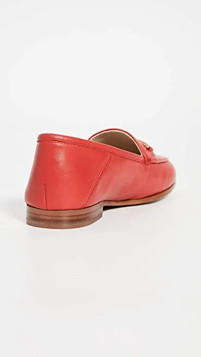 Red Season clearance Bright Sam Exceptional value Pointed Loafer On Toe Loraine Classic Almond Open Slip Edelman