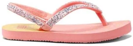 Reef Girl's Little Stargazer Prints Flip Flops