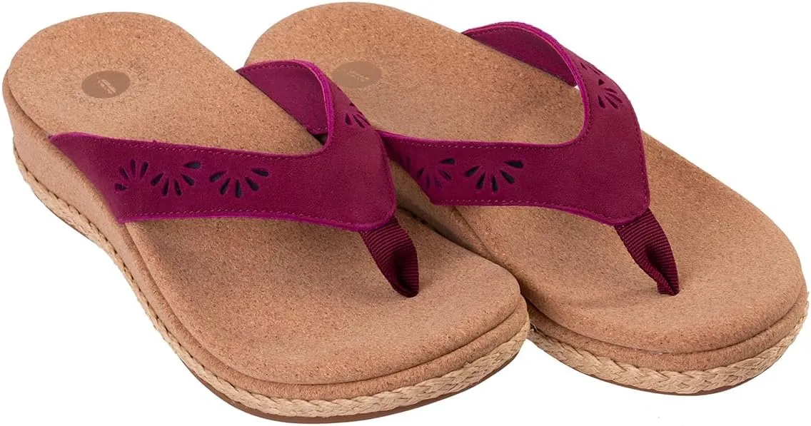 REVITALIGN Women's Kate Wedge Flip-Flop
