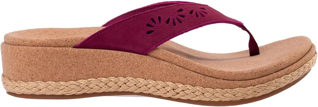 REVITALIGN Women's Kate Wedge Flip-Flop