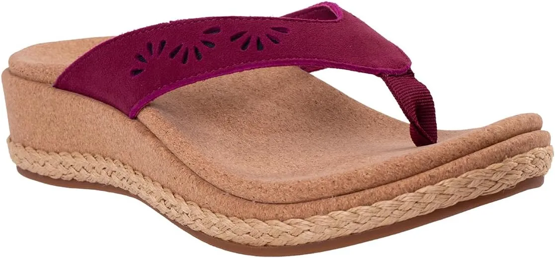 REVITALIGN Women's Kate Wedge Flip-Flop