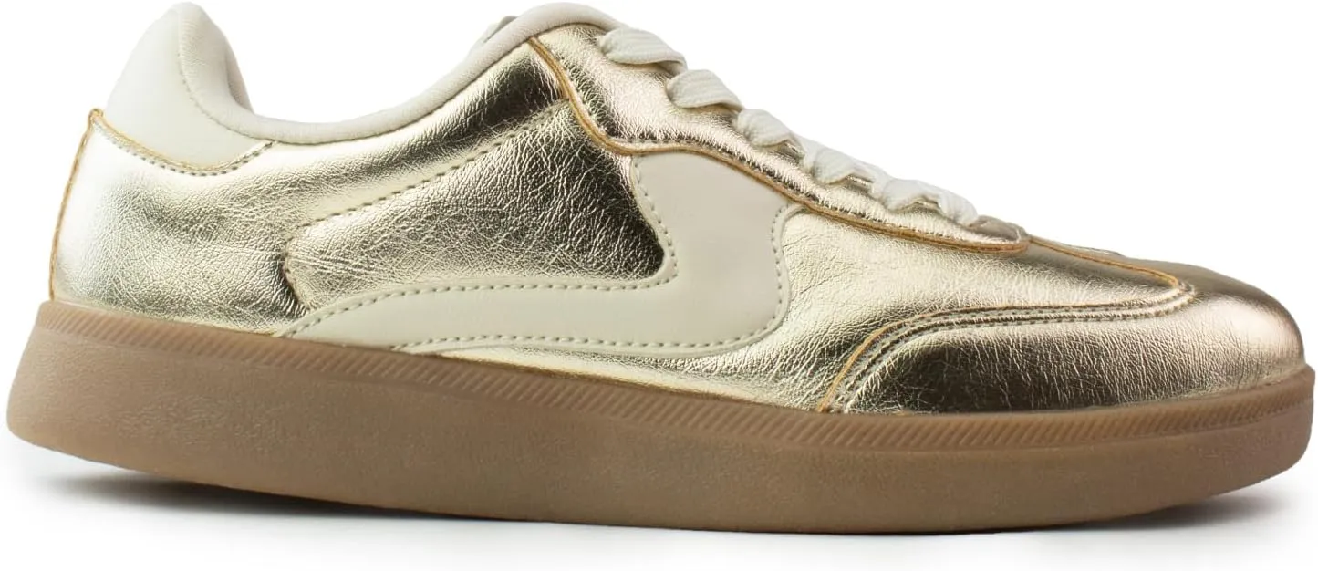RF ROOM OF FASHION Women's Casual Low Top Trendy Fashion Sneakers Flats