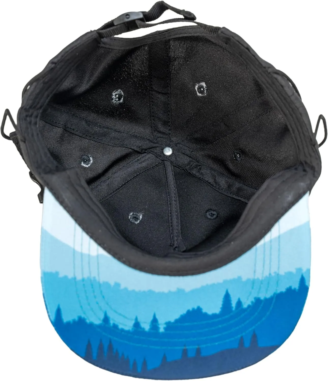 Ride On Surf Baseball Cap, Water Sports Trucker Surf Hat with Chin Strap Made from Recycled Material for Sun Protection