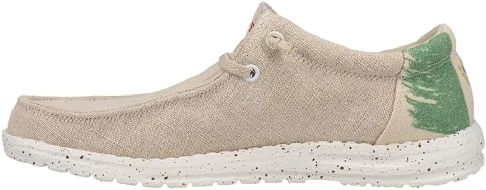 ROPER Mens Hang Loose Mexico Flag Slip On Casual Shoes - Beige