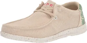 ROPER Mens Hang Loose Mexico Flag Slip On Casual Shoes - Beige