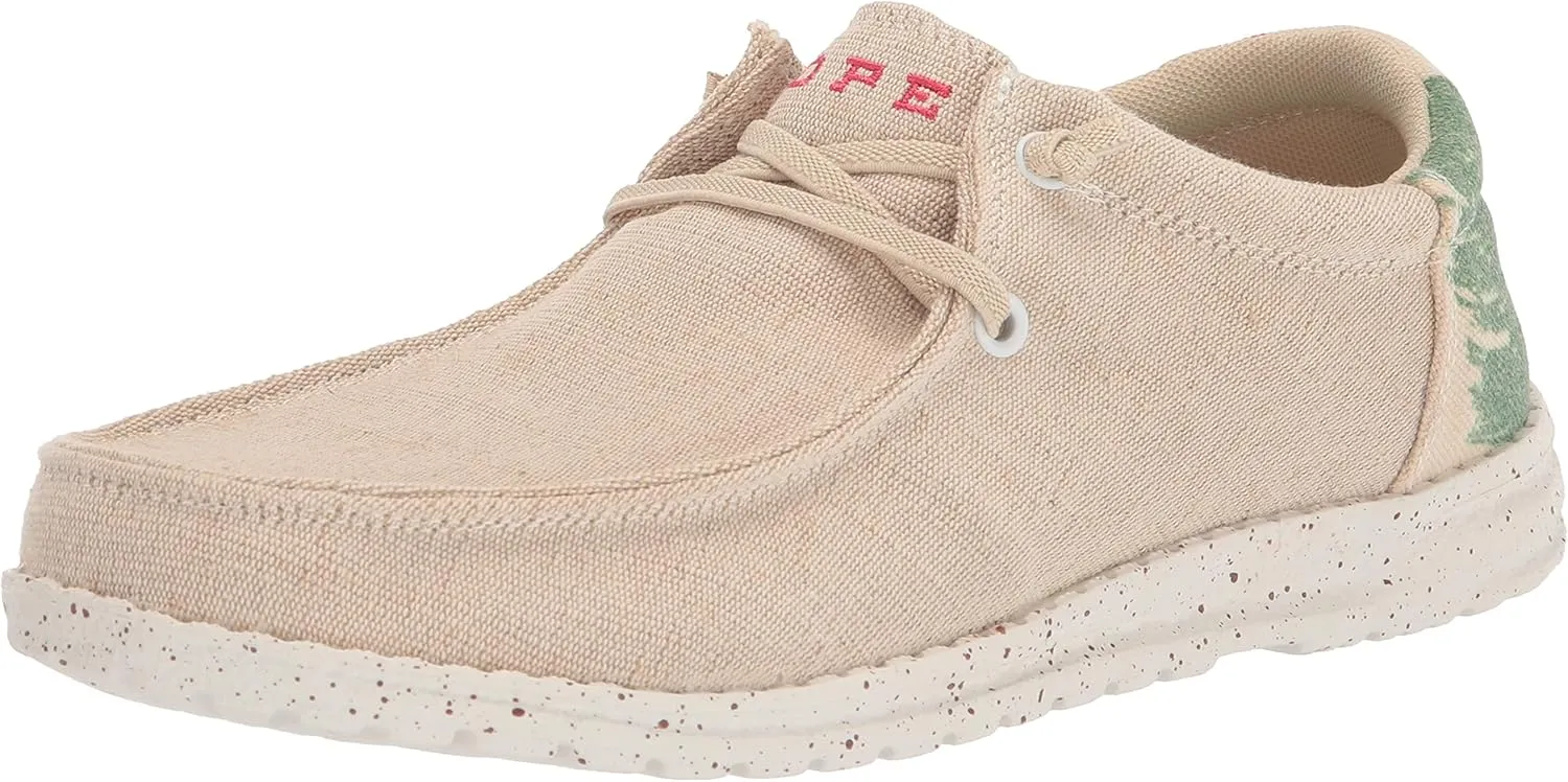 ROPER Mens Hang Loose Mexico Flag Slip On Casual Shoes - Beige