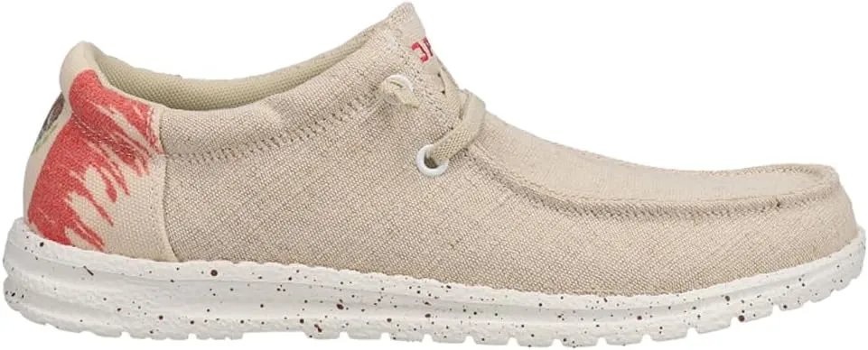 ROPER Mens Hang Loose Mexico Flag Slip On Casual Shoes - Beige