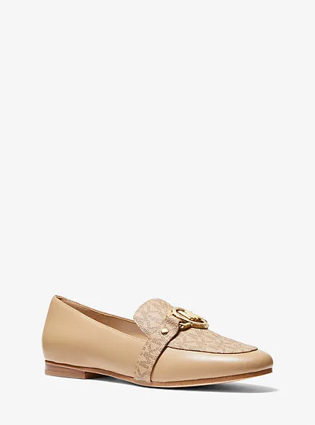 Rory Leather and Logo Loafer