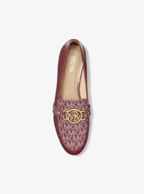 Rory Leather and Logo Loafer