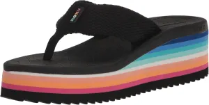 Roxy Women's Kallie Platform Flip Flop Sandal Wedge
