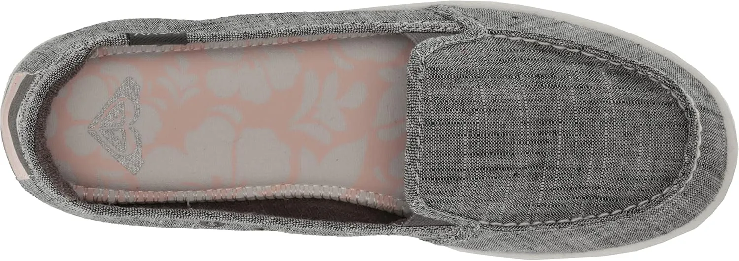 Roxy Women's Minnow Slip on Sneaker Shoe Loafer Flat