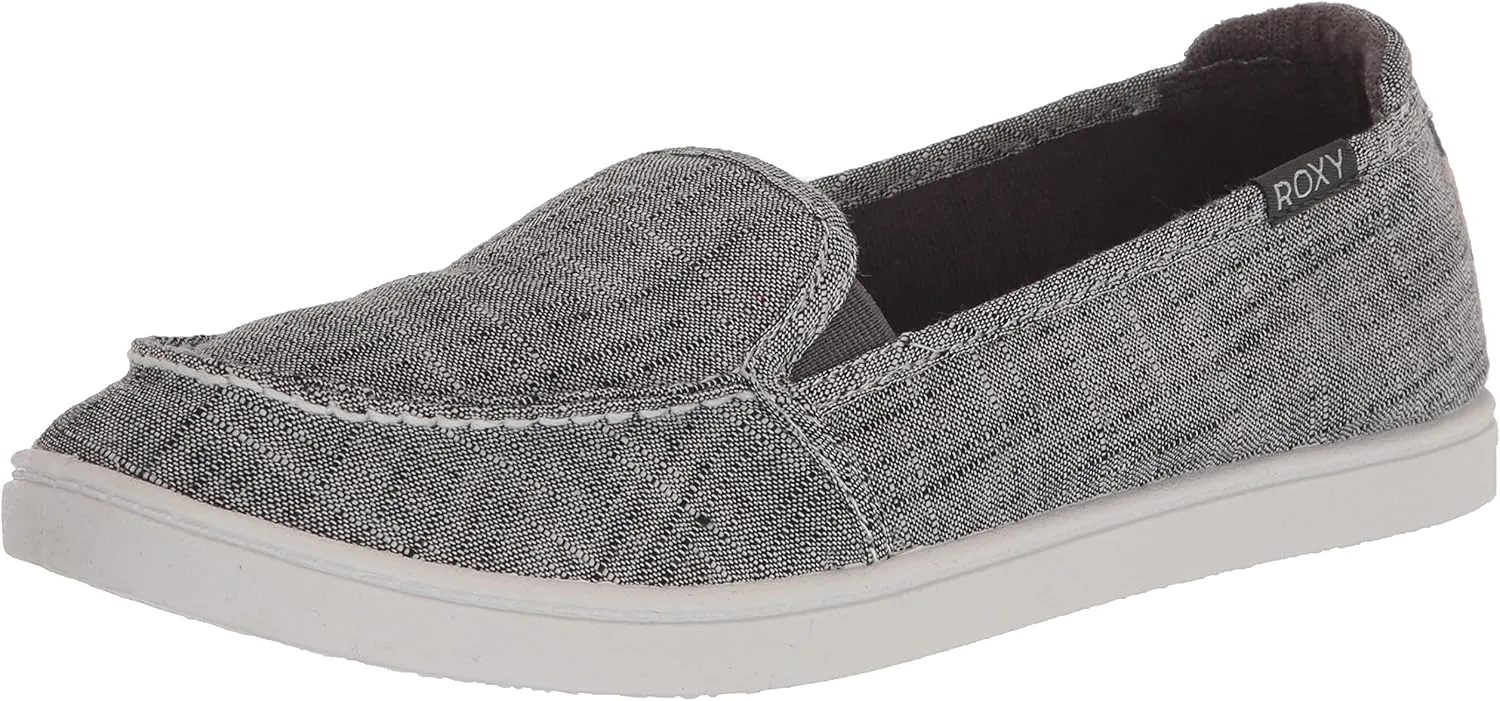 Roxy Women's Minnow Slip on Sneaker Shoe Loafer Flat
