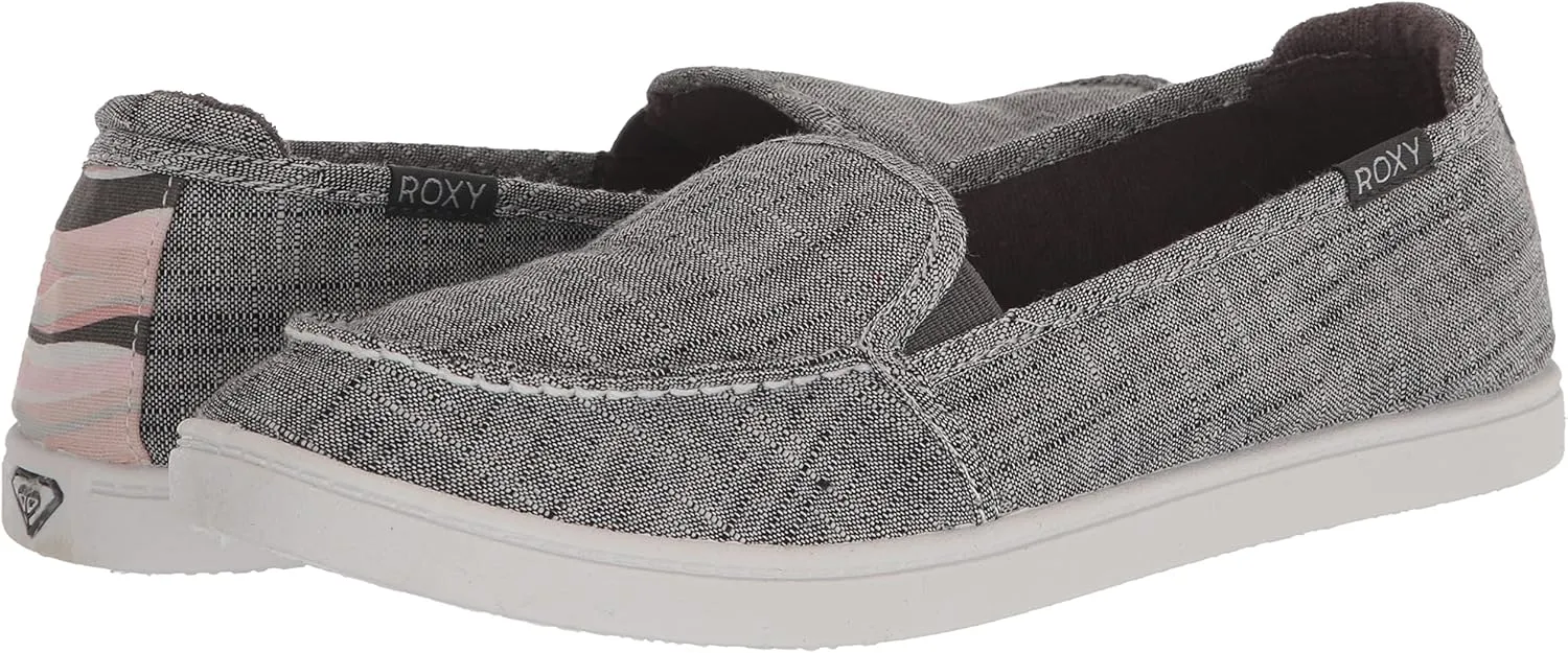 Roxy Women's Minnow Slip on Sneaker Shoe Loafer Flat