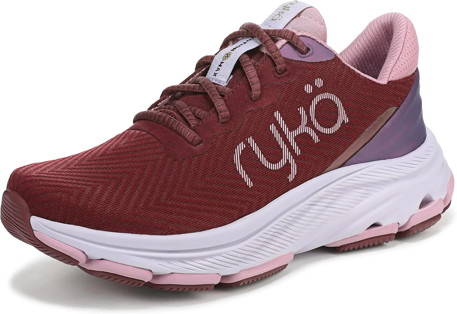 Ryka Womens Devotion X Max RS Walking Shoes Windsor Red Mesh Fabric 8 M