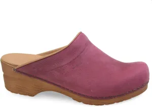 Sanita Ellis Oiled Leather Professional Clogs for Women - Arch Support, Open-Back, Adjustable, APMA-Approved Slip-On Mules