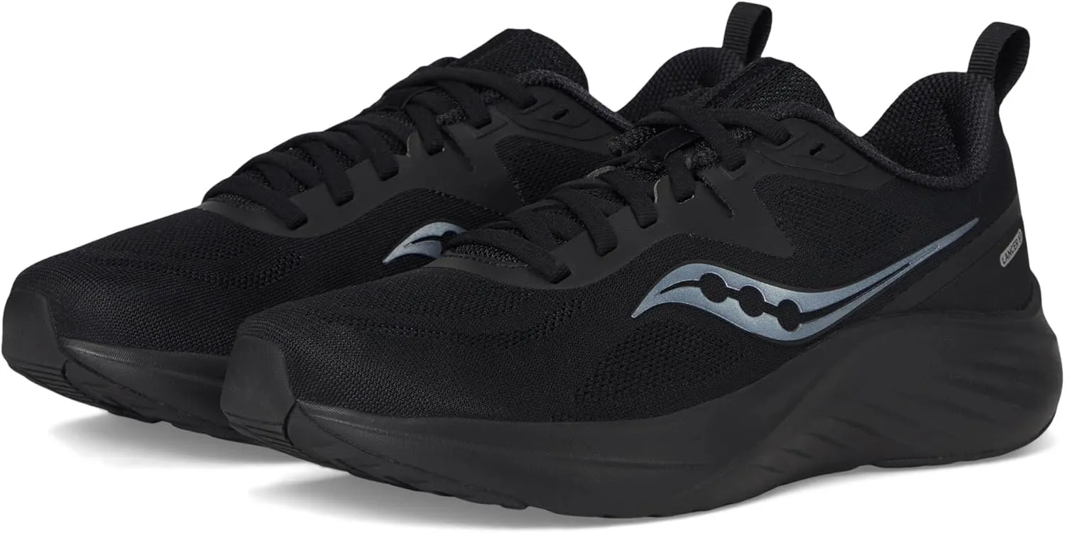Saucony Women's Lancer 3 Sneaker, Triple Black, 8