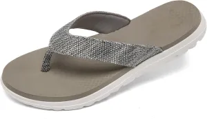 Scecocrs Women Comfortable Flip Flops, Memory Foam Non-Slip Thong Sandals Lightweight