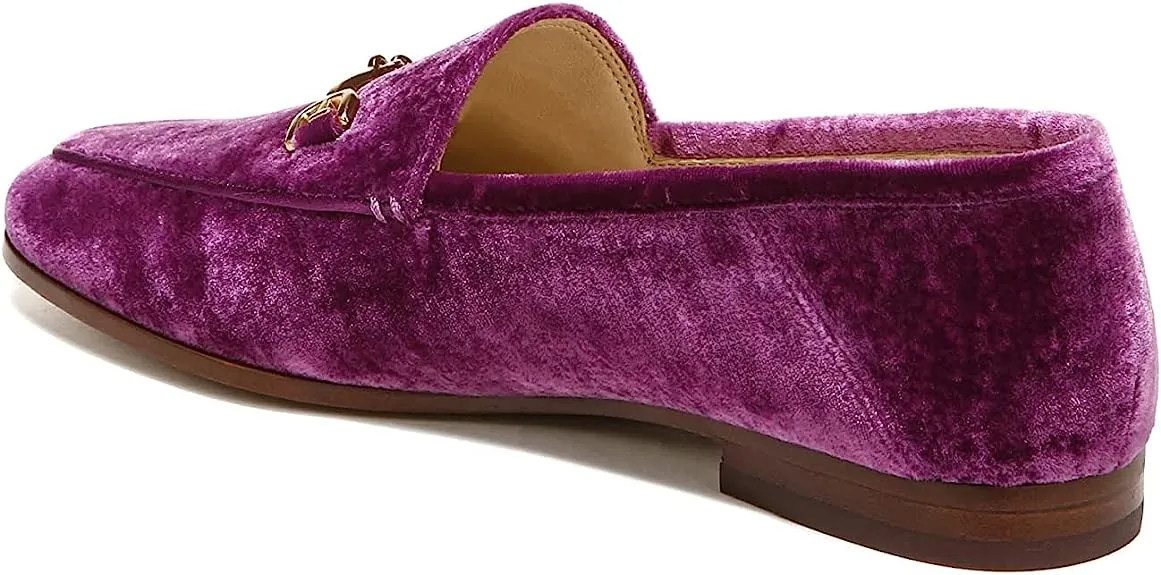 Seamless Best-selling collection Vamp Detail Deep Leather Slip-On Orchid Chain Sam Edelman Loafers Loraine Shoes