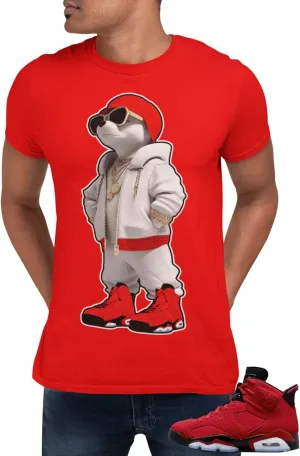 Shirt to Match Jordan 6 Toro Bravo Men's Graphic Tee, Urban Streetwear Clothing