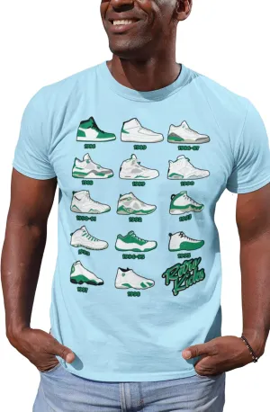Shirt to Match Jordan Lucky Green Retro Jordan Sneakers 1 2 3 4 5 6 7 8 9 10 11 12 13, Tee to Match Jordans
