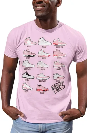 Shirt to Match Jordan Pink Retro Jordan Sneakers 1 2 3 4 5 6 7 8 9 10 11 12 13, Tee to Match Jordans