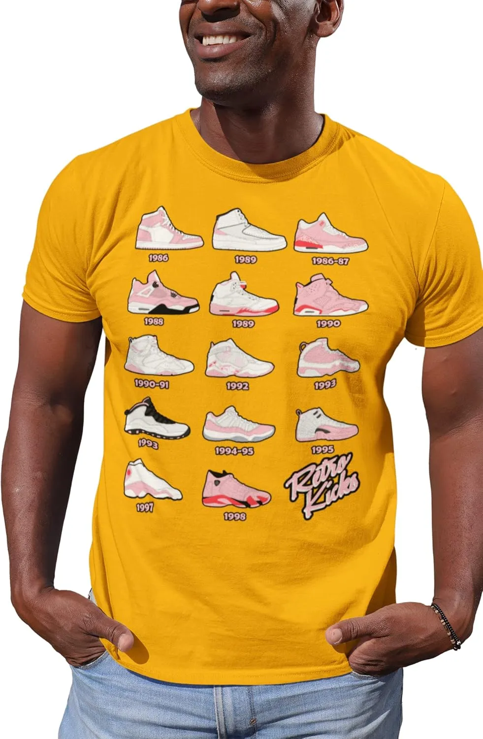 Shirt to Match Jordan Pink Retro Jordan Sneakers 1 2 3 4 5 6 7 8 9 10 11 12 13, Tee to Match Jordans