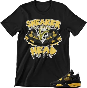 Shirt to Match Jordans Sneaker Head J4 Men's Tee, Streetwear Tshirts