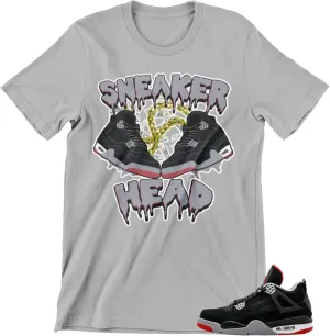 Shirt to Match Jordans Sneaker Head J4 Men's Tee, Streetwear Tshirts