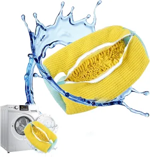 Shoe Washing Machine Bag, Reusable Shoe Cleaning Bag for Washer and Dryer, Versatile ShoeLaundry Shoe Bag for 360° Cleaning White Shoes Sneaker Tennis Shoes