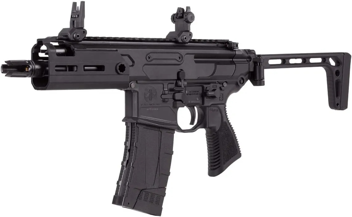 Sig Sauer MCX Rattler 3-Round Full Auto Semi-Automatic 3 Round Burst CO2 Steel BB Air Rifle | M-LOK Accessory Rail