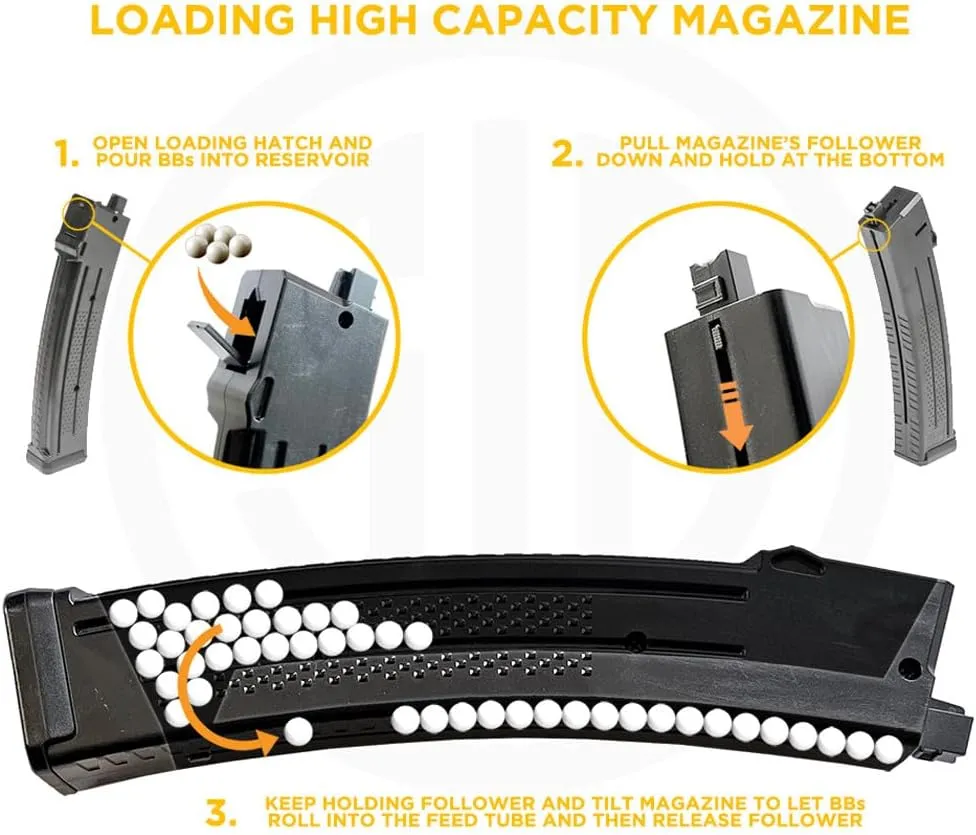 Sig Sauer SIG1 MPX Spring Operated Airsoft Rifle SIG1 MPX Airsoft Spring Rifle Kit with P226 Spring Pistol