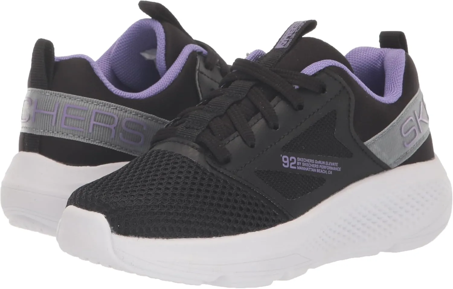 Skechers Kids Girl's Go Run Elevate-Manhattan Mo Sneaker
